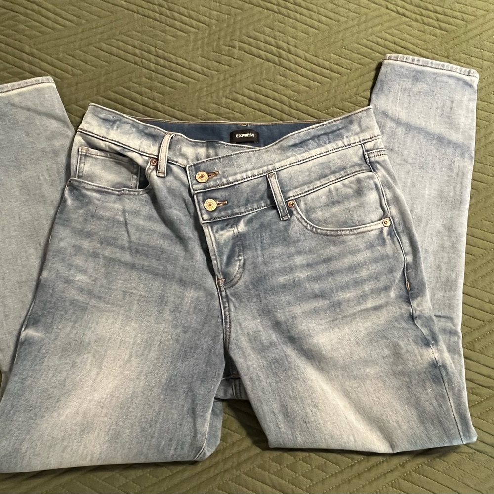 Express Conscious Edit Skinny High Rise Jeans size 10S